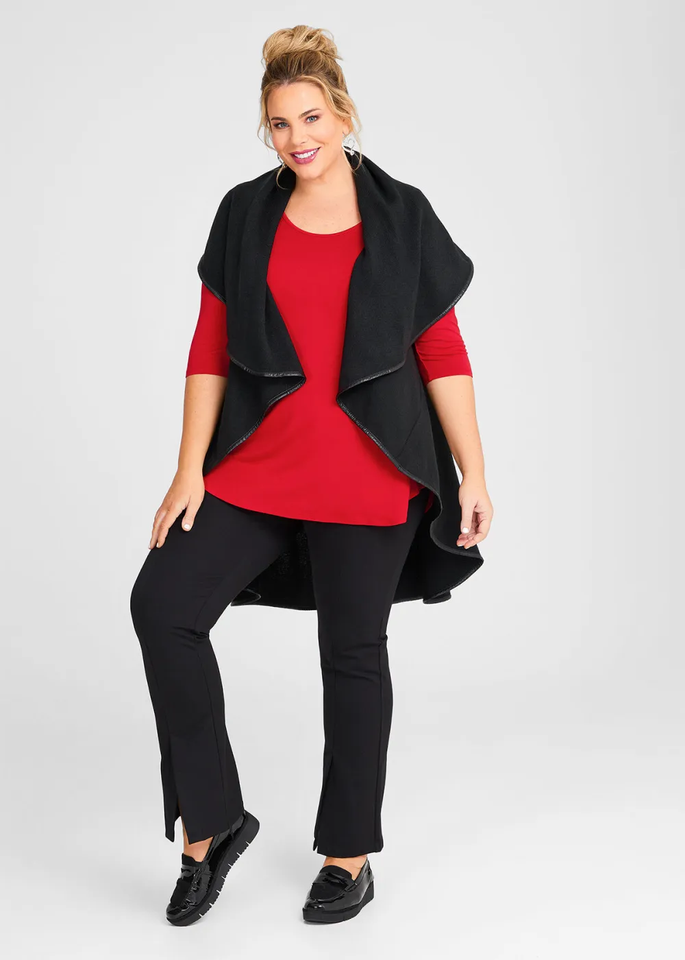 Natural Everyday V-neck Long Sleeve Top