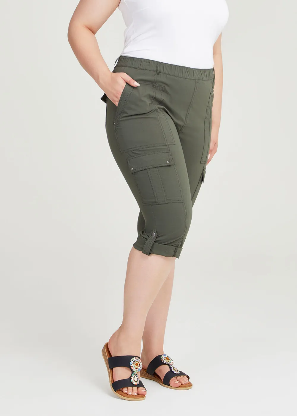 Castaway Cargo Crop Pant