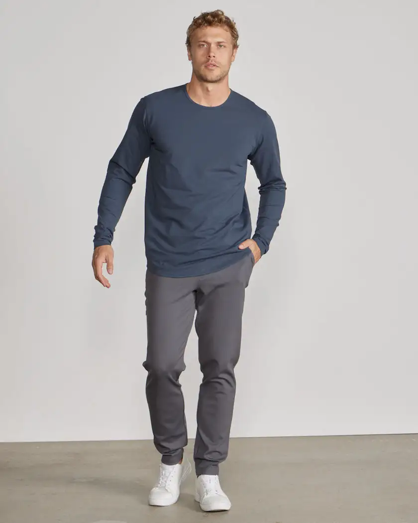 Drop-Cut Long Sleeve: Lux