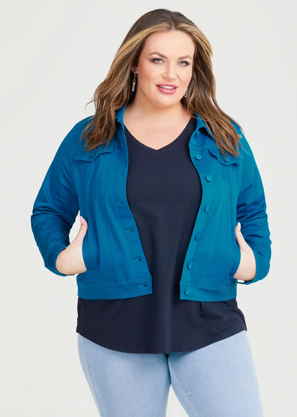 Coloured Classic Denim Jacket