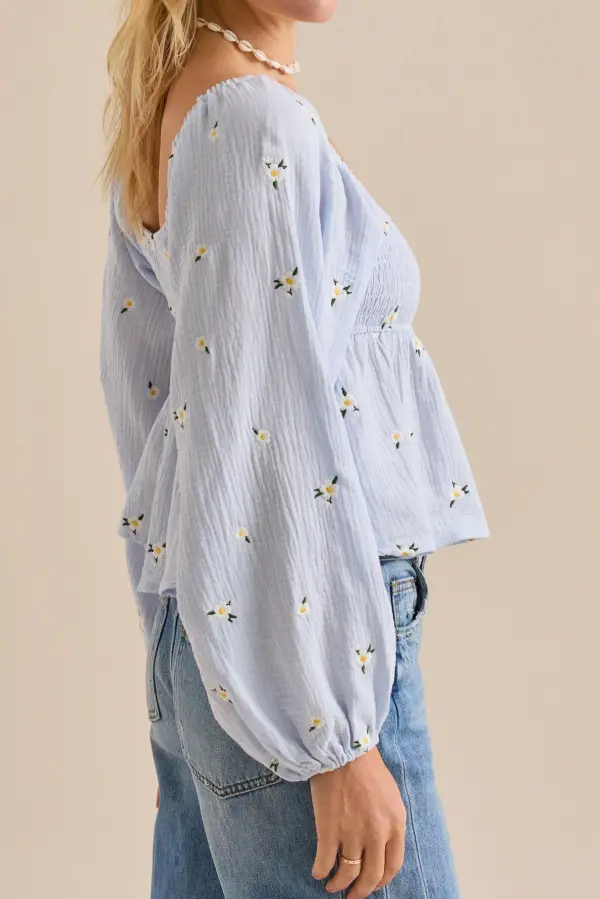 Embroidered Top