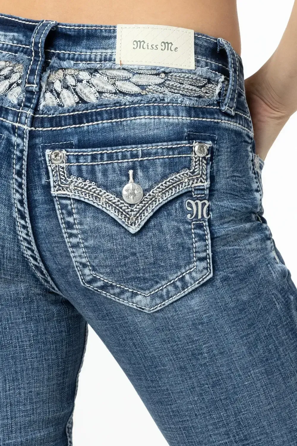 Glam Wing Skinny Jeans