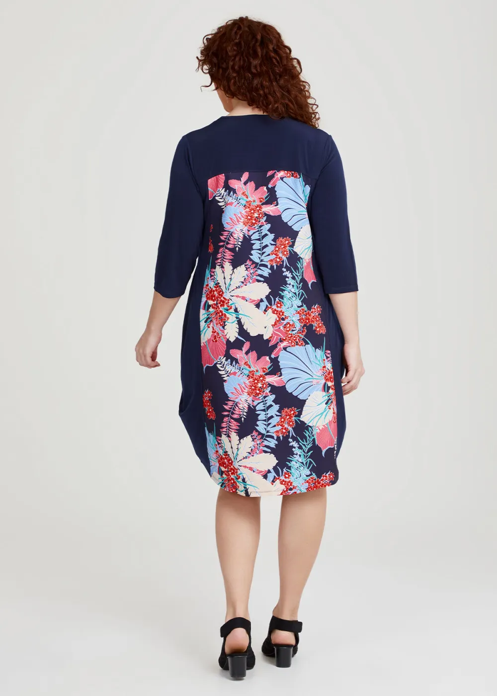 Spliced Floral Luna Dress