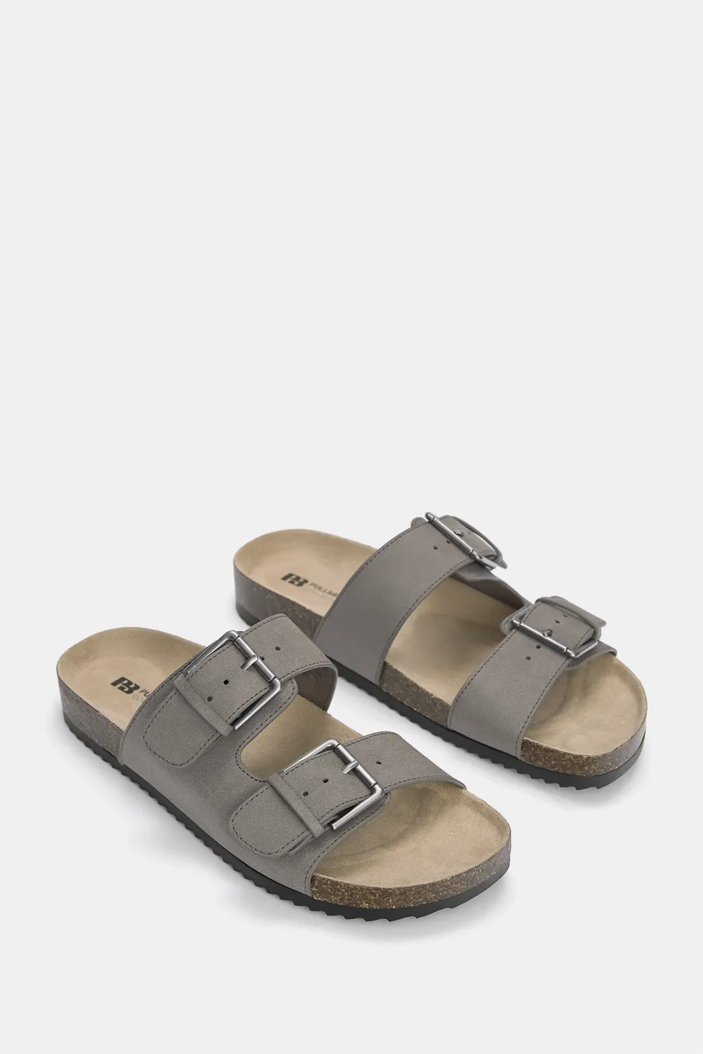 Sandalias planas hebillas