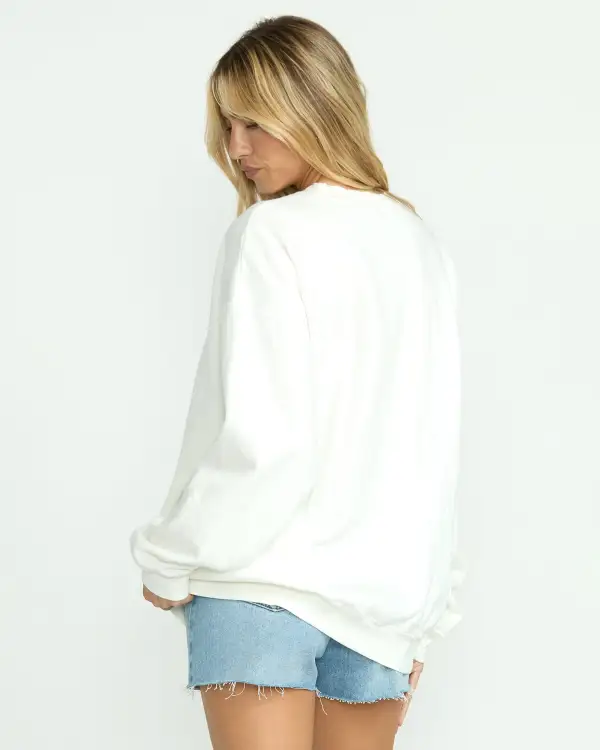 Ride In Crew Sweatshirt - Salt Crystal