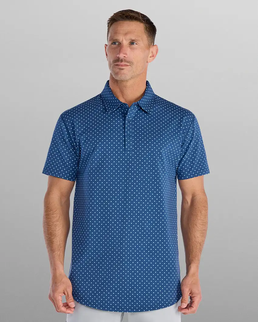 Drop-Cut: Lux Dotted Polo