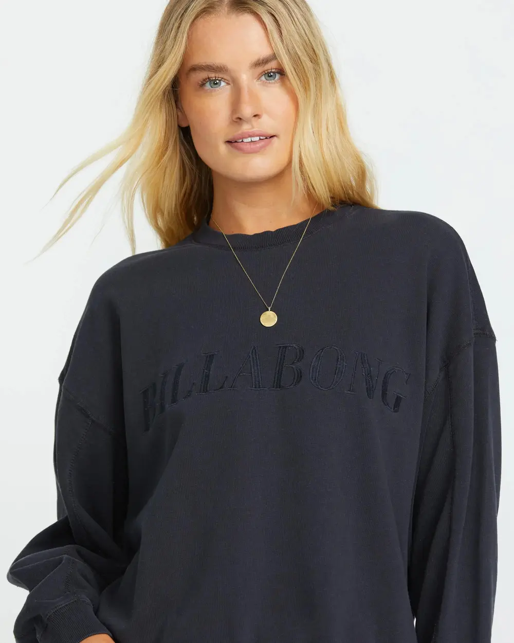 So Typical Kendal Crew Sweatshirt - Black Pebble
