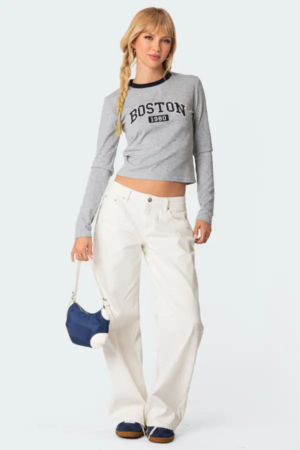 Boston Long Sleeve T Shirt
