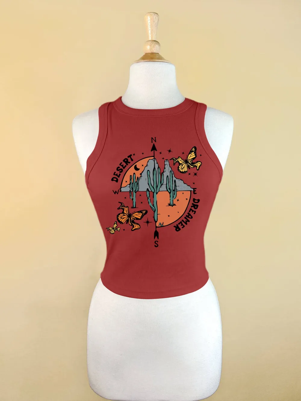 Desert Compass Graphic Vest