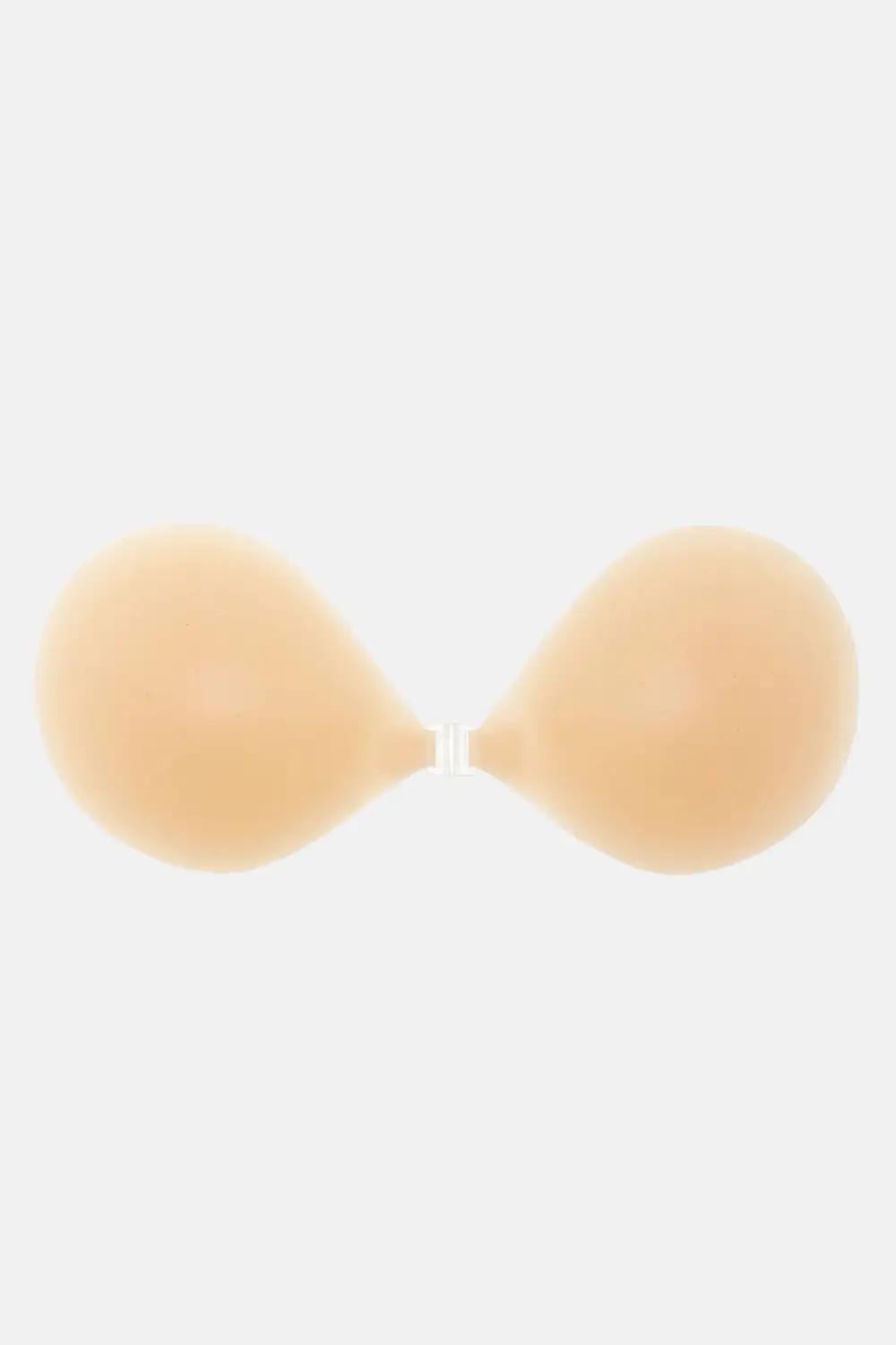Silicone Deep Plunge Sticky U Bra - Nude