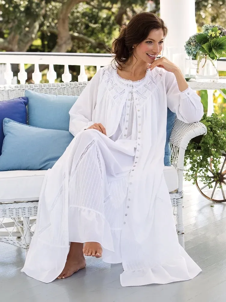 Eileen West Moonlight Sonata Cotton Robe