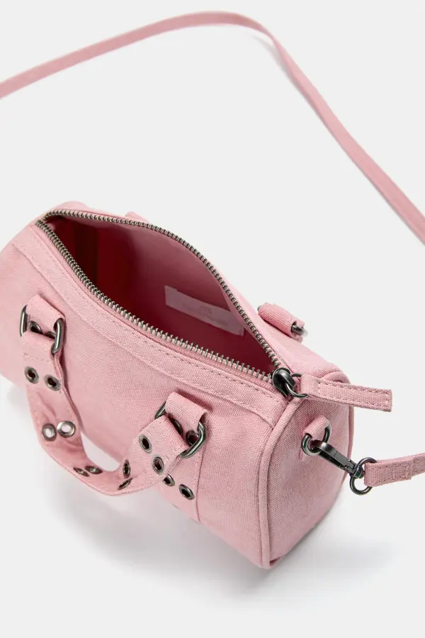 Mini bolso bandolera tachas