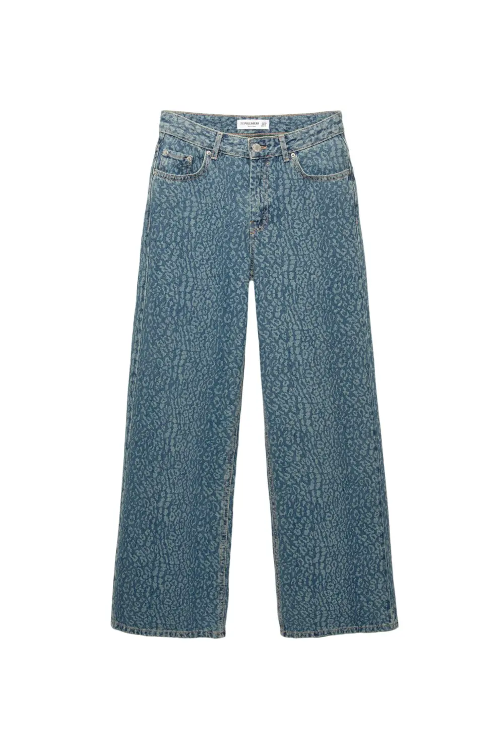 Jeans baggy leopardo