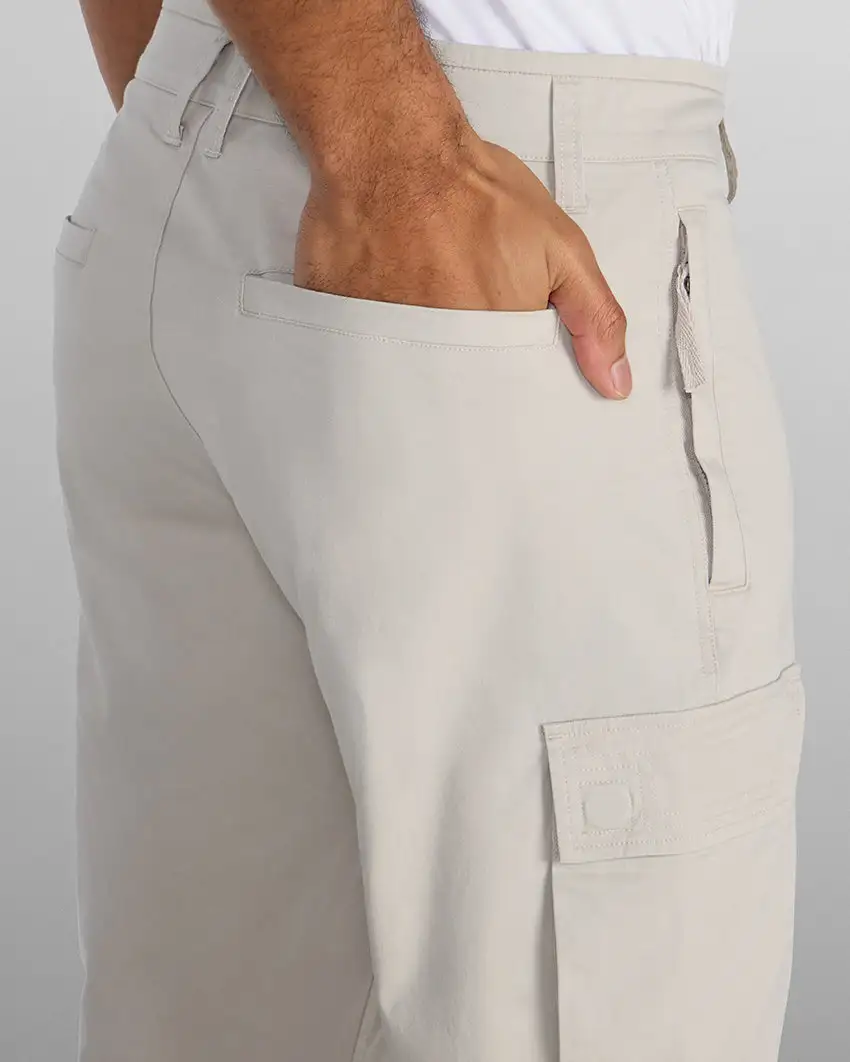 Stretch Cotton Cargo Pant