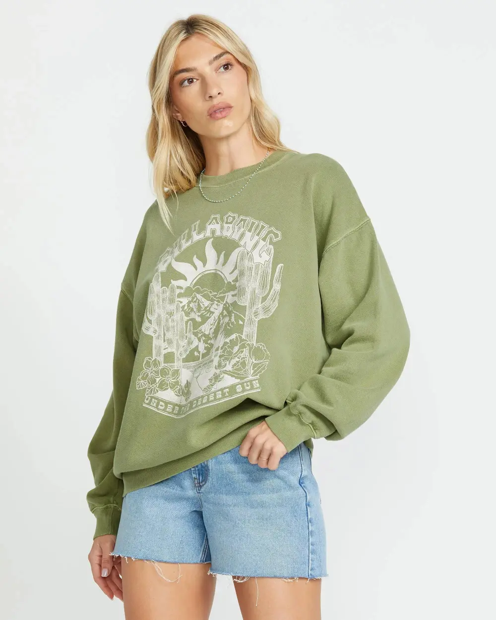 Ride In Crew Sweatshirt - Avocado