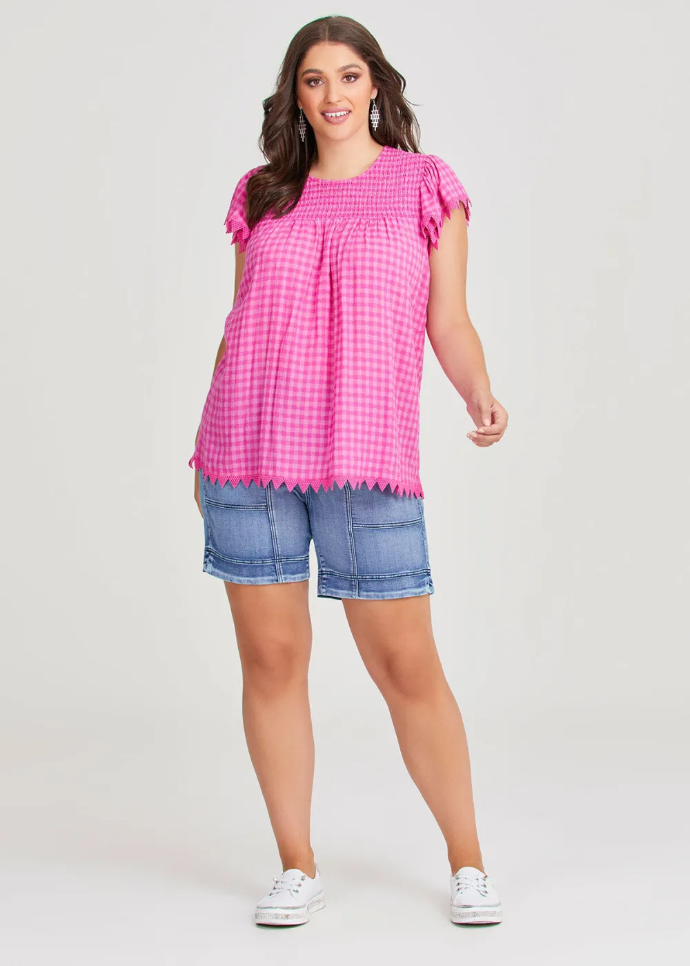 Cotton Pocket Denim Short