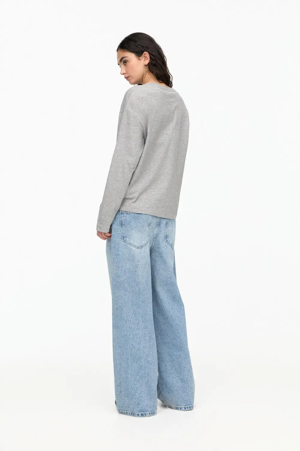 Camiseta manga larga oversize
