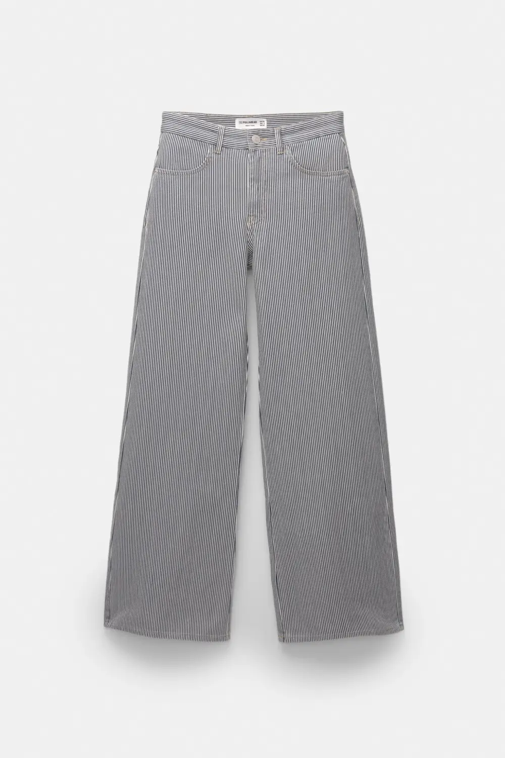 Jeans wide leg rayas