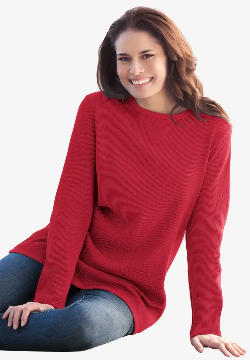 Waffle Thermal Sweatshirt