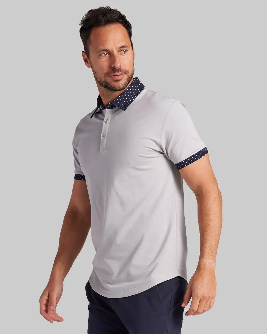 Drop-Cut: Lux Dotted Polo