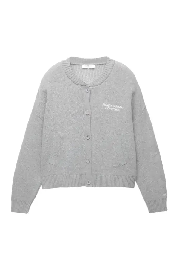 Chaqueta beisbolera texto bordado