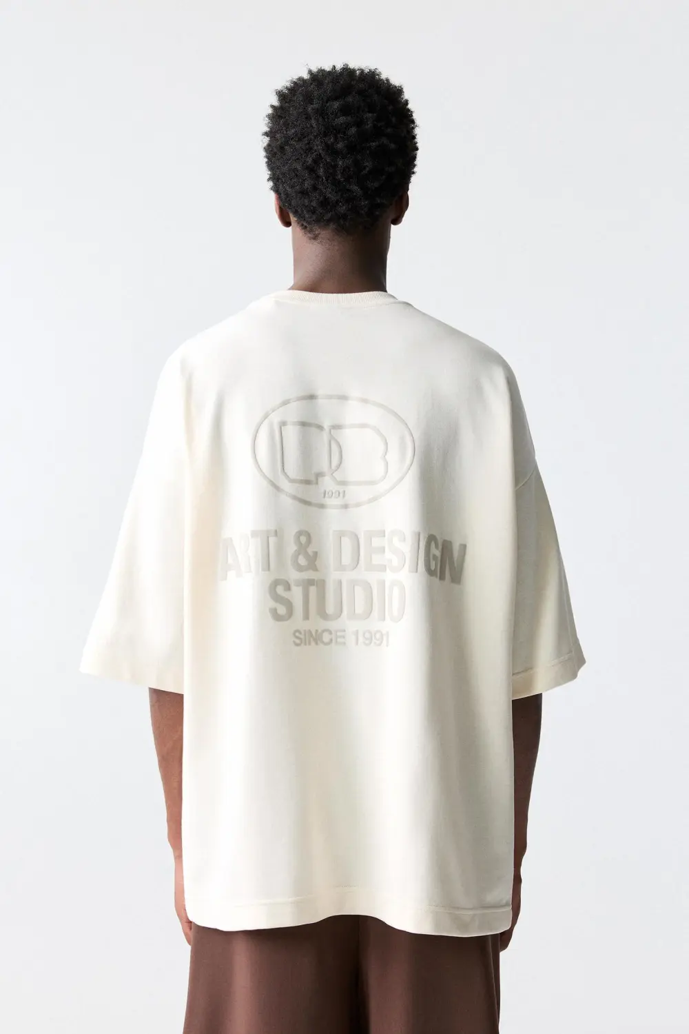 Short sleeve logo sweatshirt