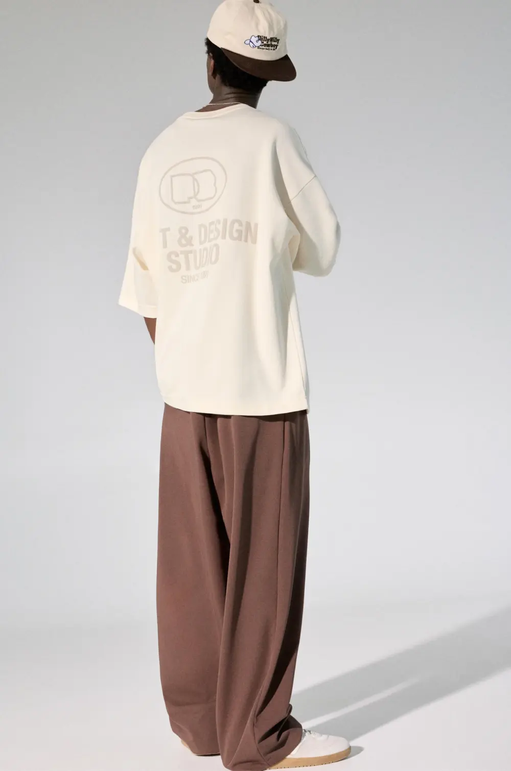 Short sleeve logo sweatshirt