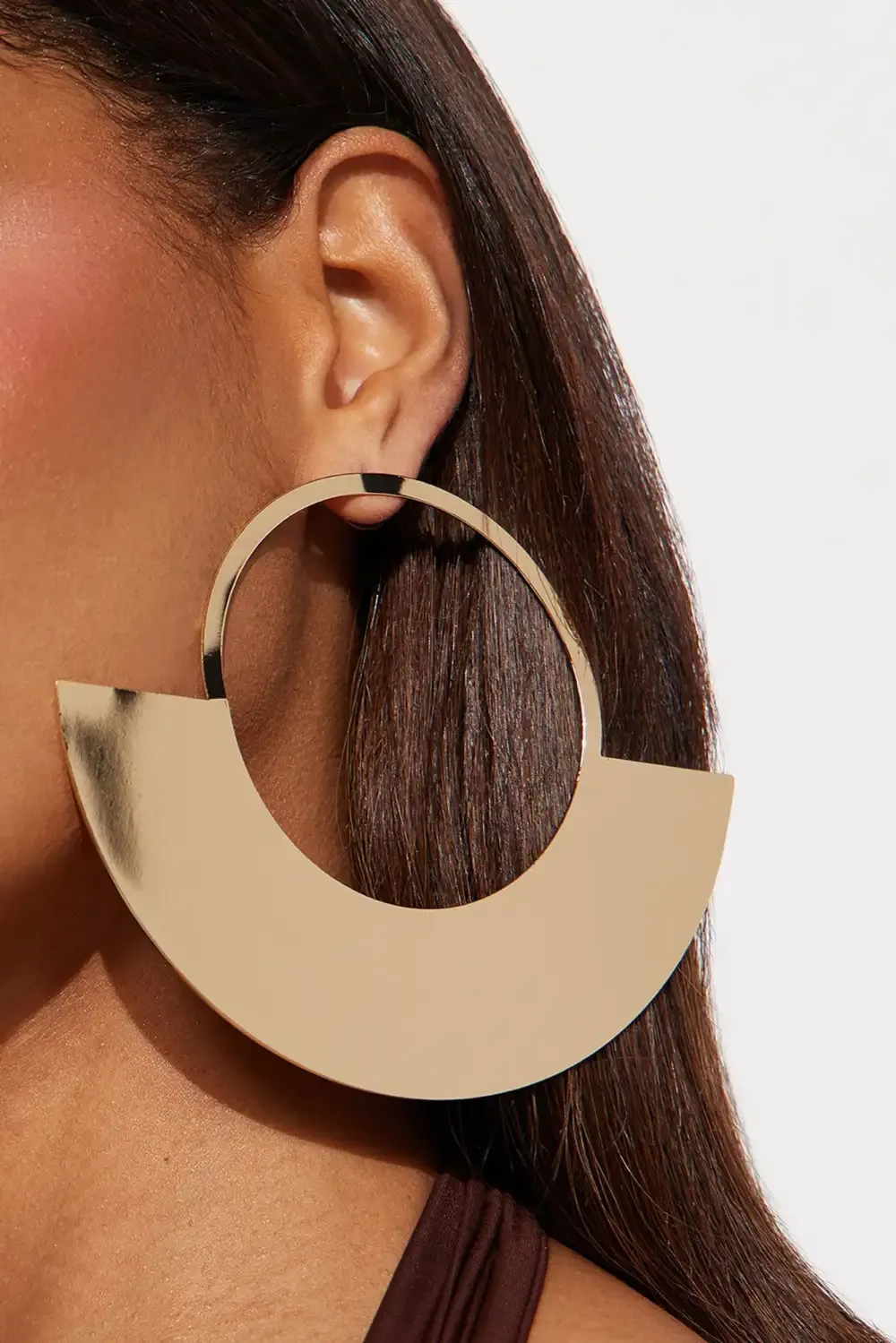Enlightened Hoop Earrings - Gold
