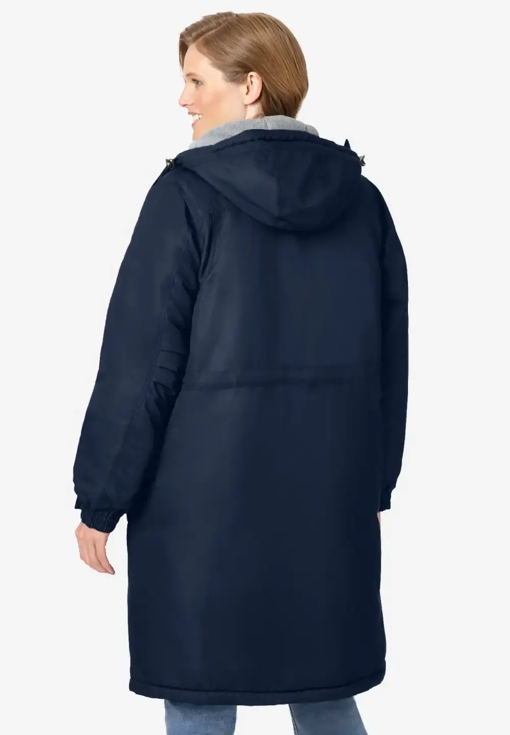 Mid-Length Microfiber Parka