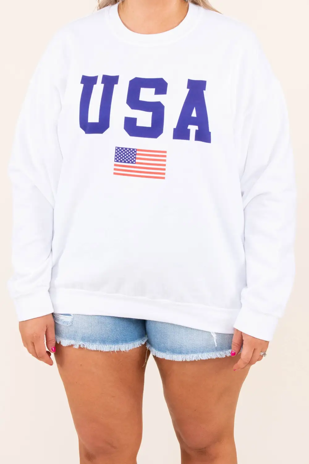 True American Spirit Sweatshirt, White