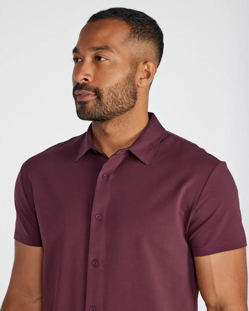 Lux Short Sleeve Button Down