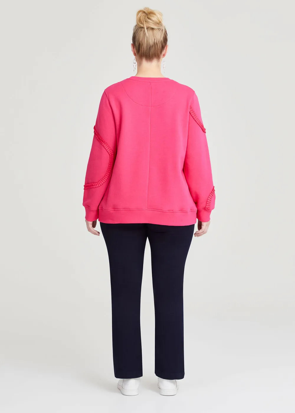 Cotton Ribbon Swirl Sweatshirt