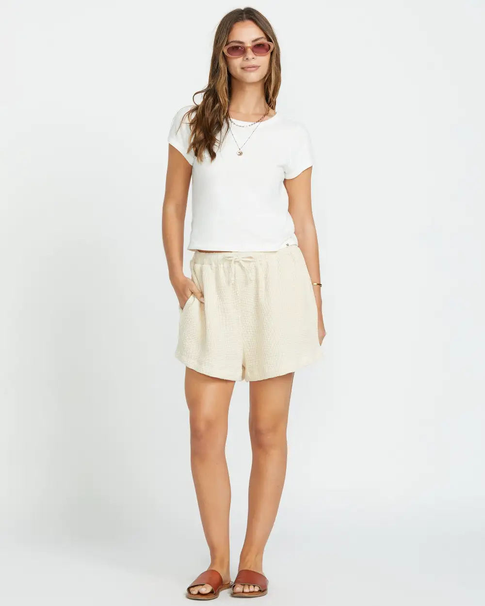 So Cozy Shorts - Dove