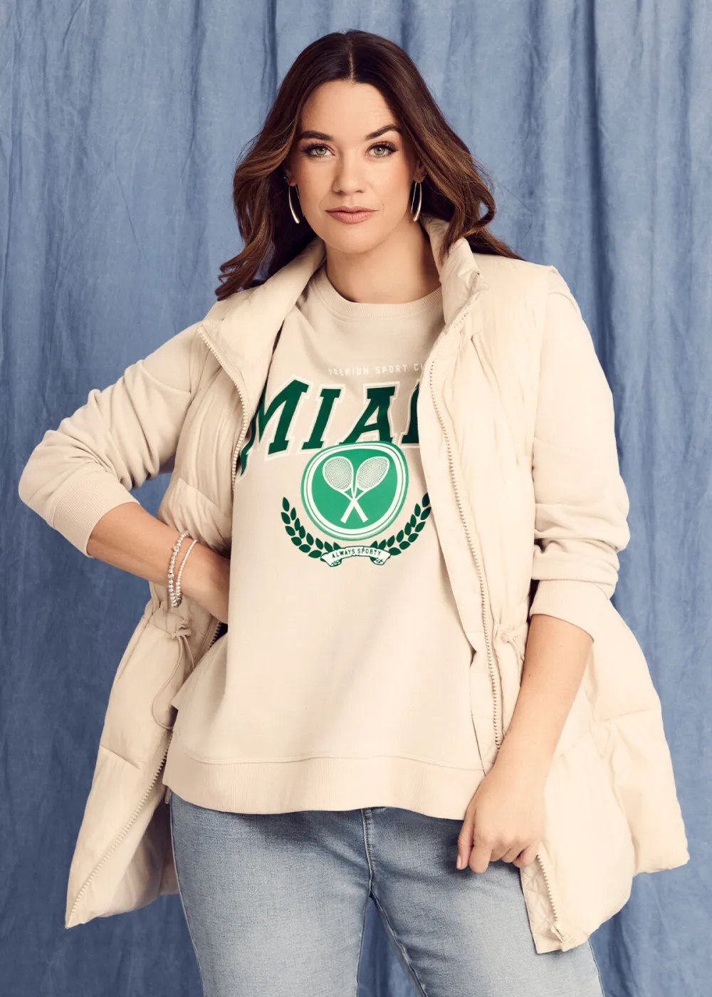 Mid Length Zip Puffer Vest