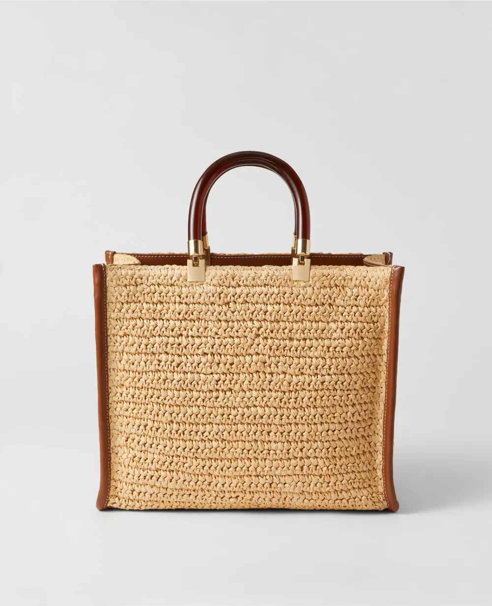 Raffia Tote Bag