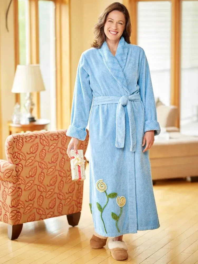 Women's Chenille Garden Slumber Robe