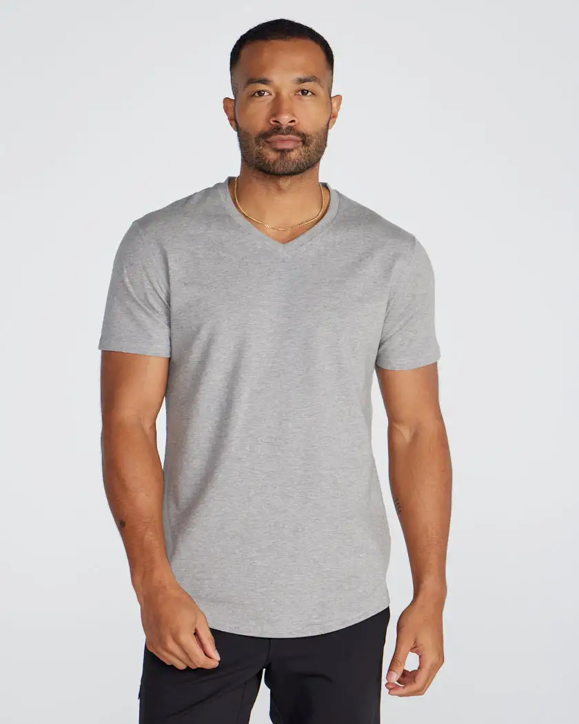 Drop-Cut V-Neck: Lux
