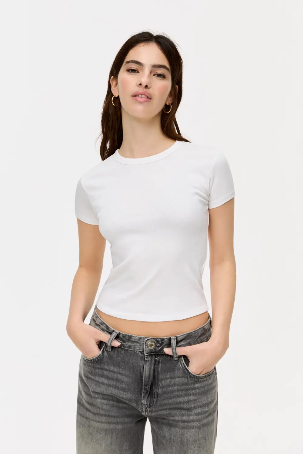 Camiseta básica ajustada