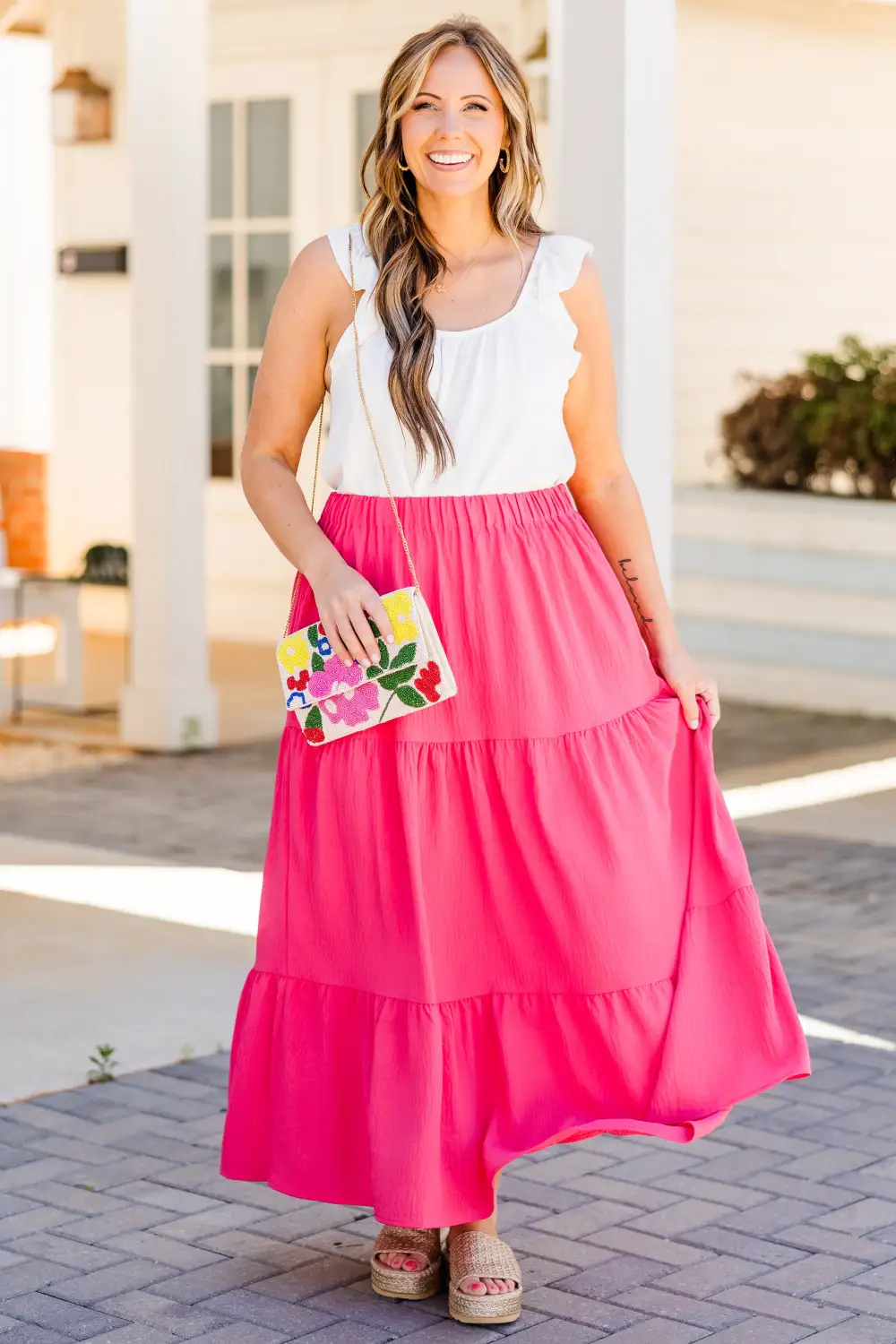 Be That Girl Skirt, Hot Pink