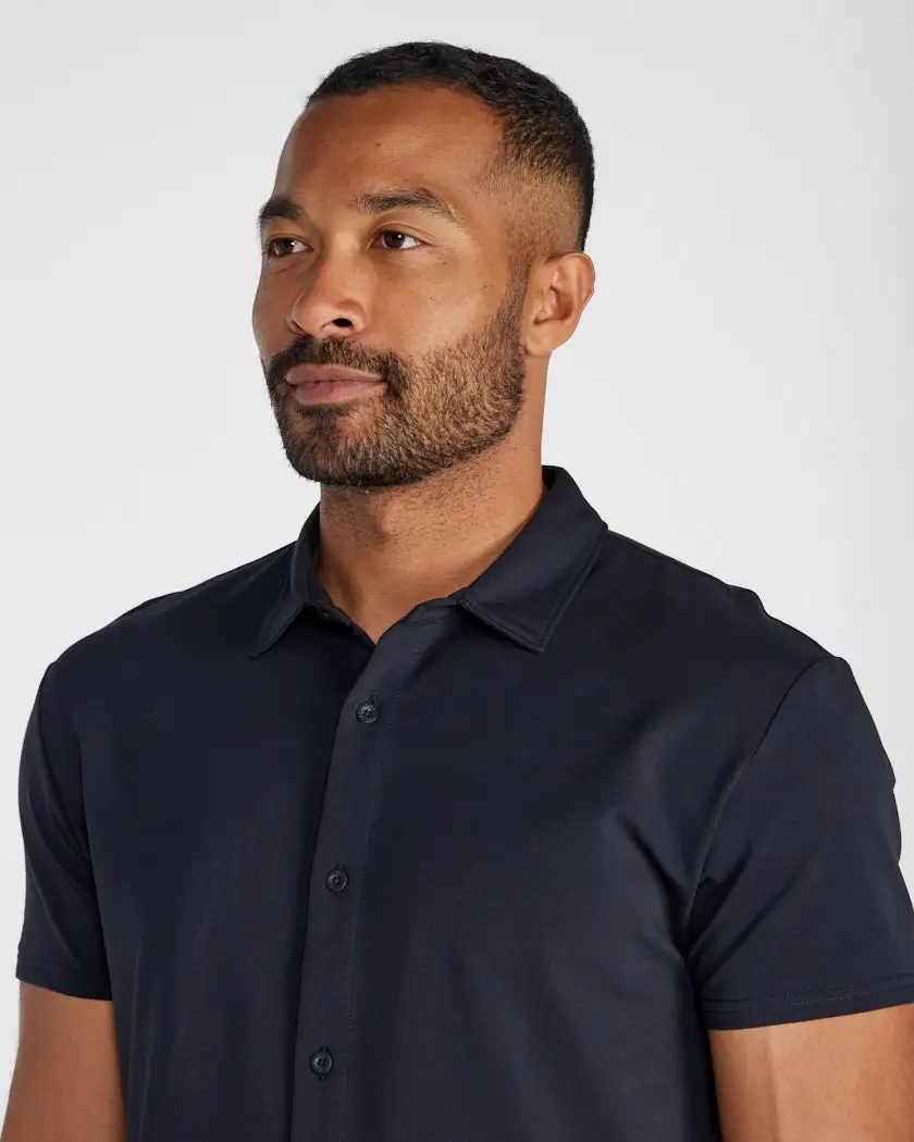 Lux Short Sleeve Button Down