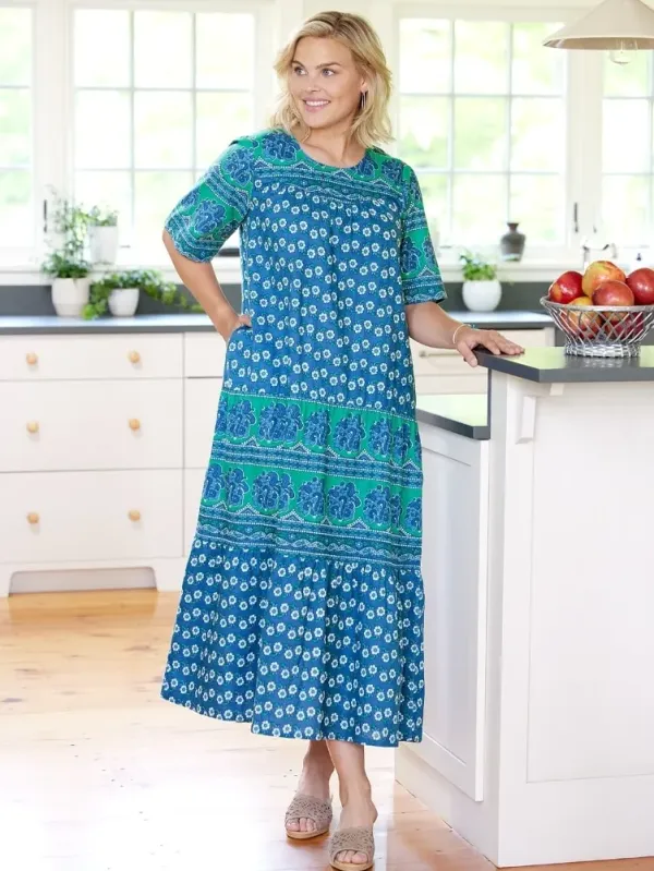 Ankle-Length Cotton Muumuu