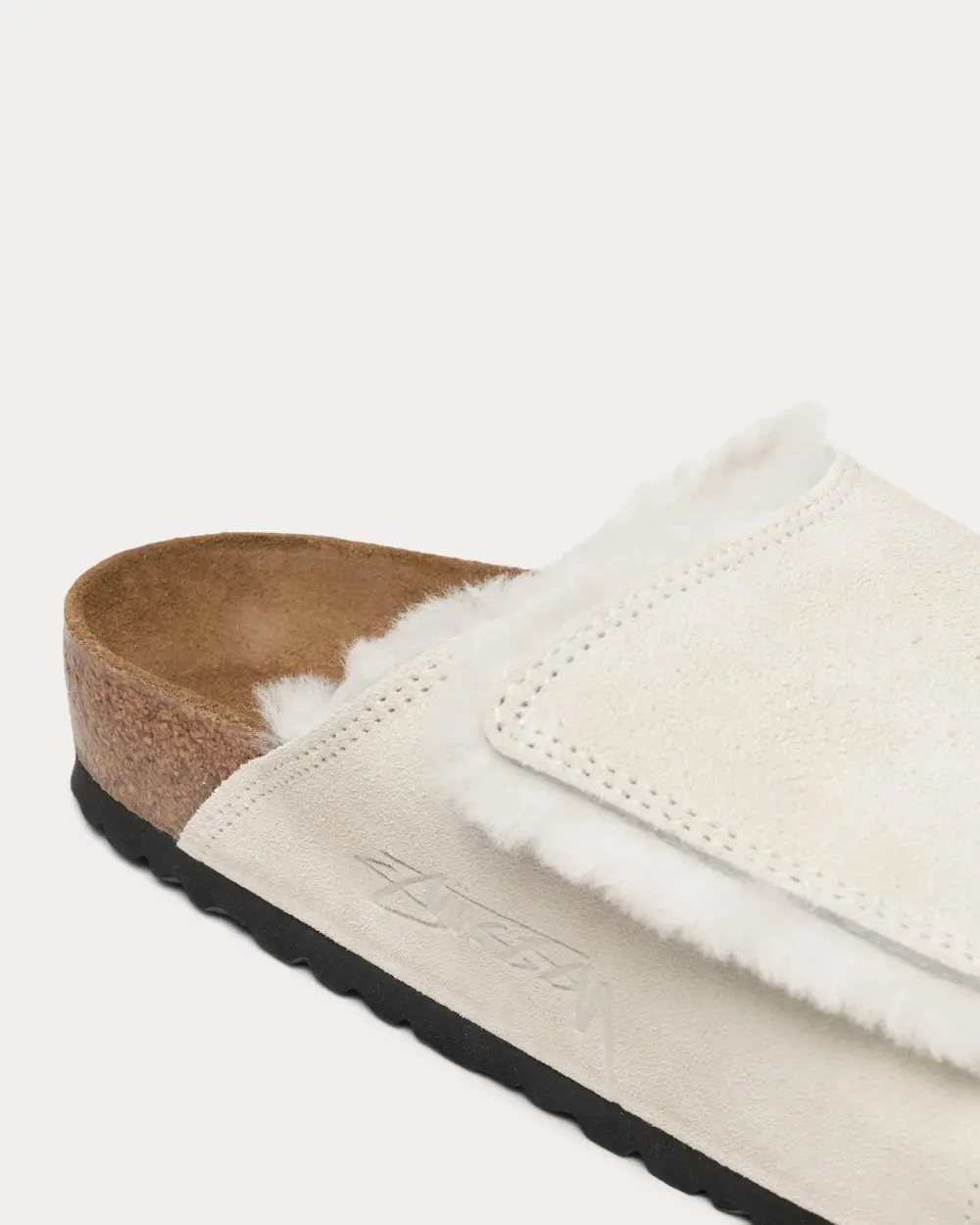 STÜSSY & BIRKENSTOCK SOLANA SHEARLING SLIDE