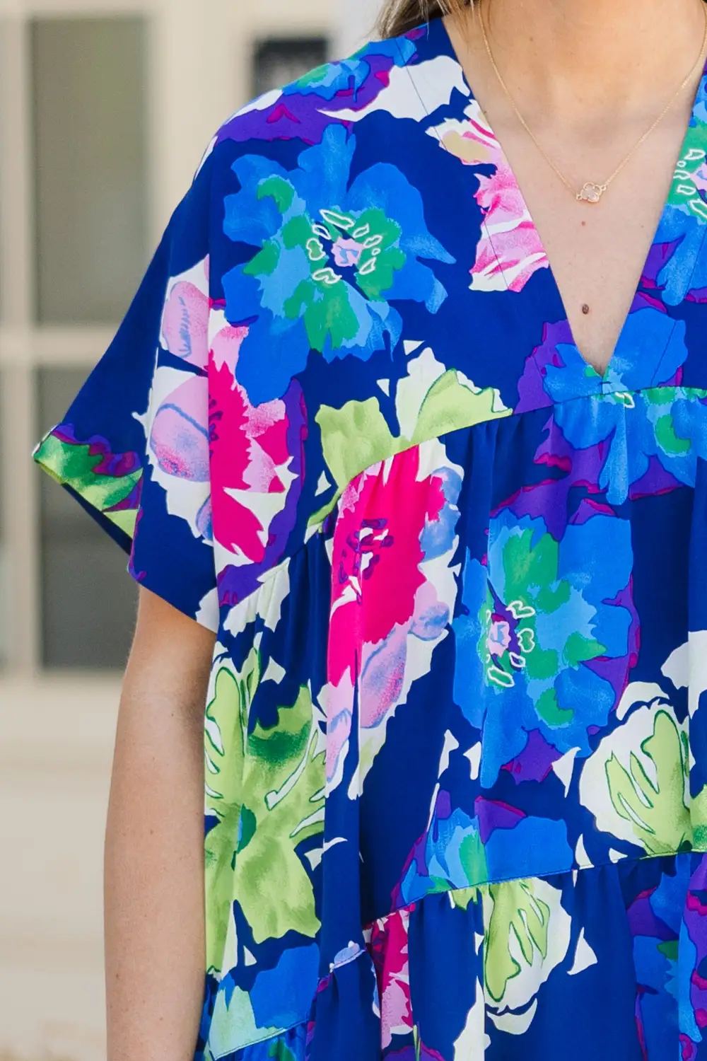 Aloha Spirits Top, Blue