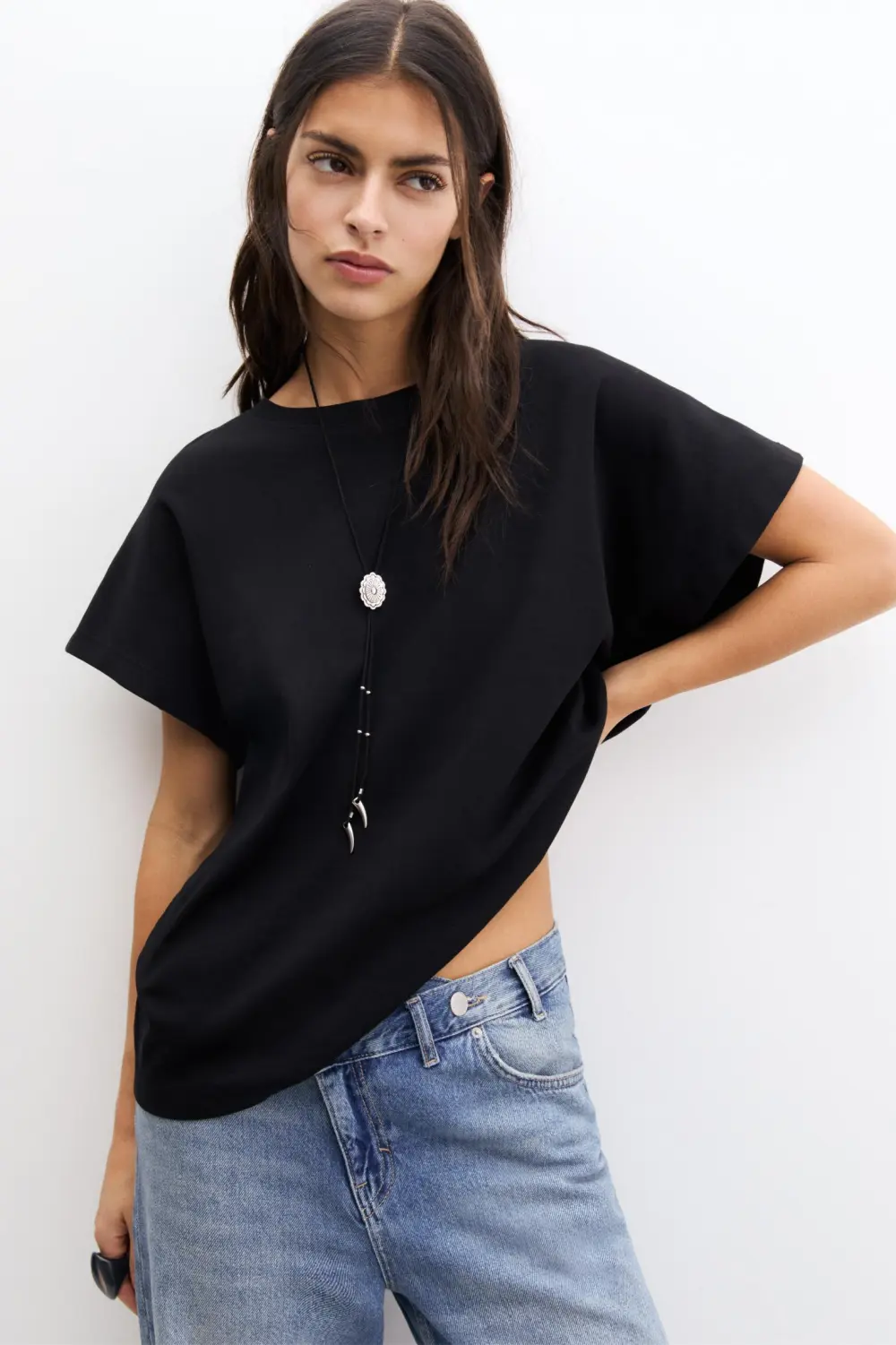Camiseta manga entera oversize