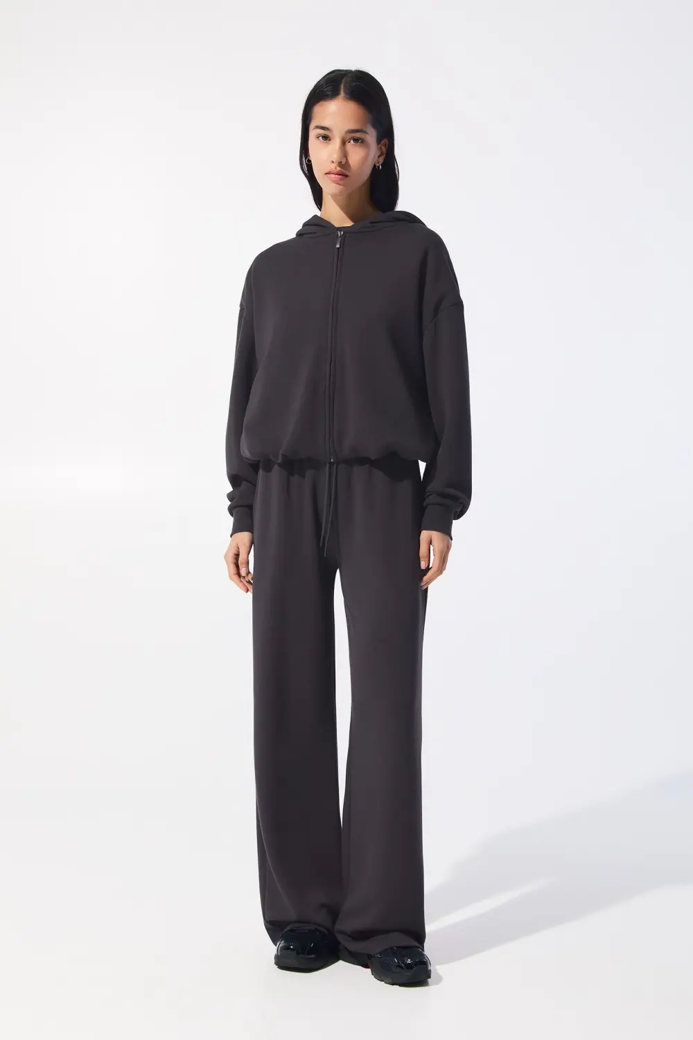 Sudadera capucha cremallera