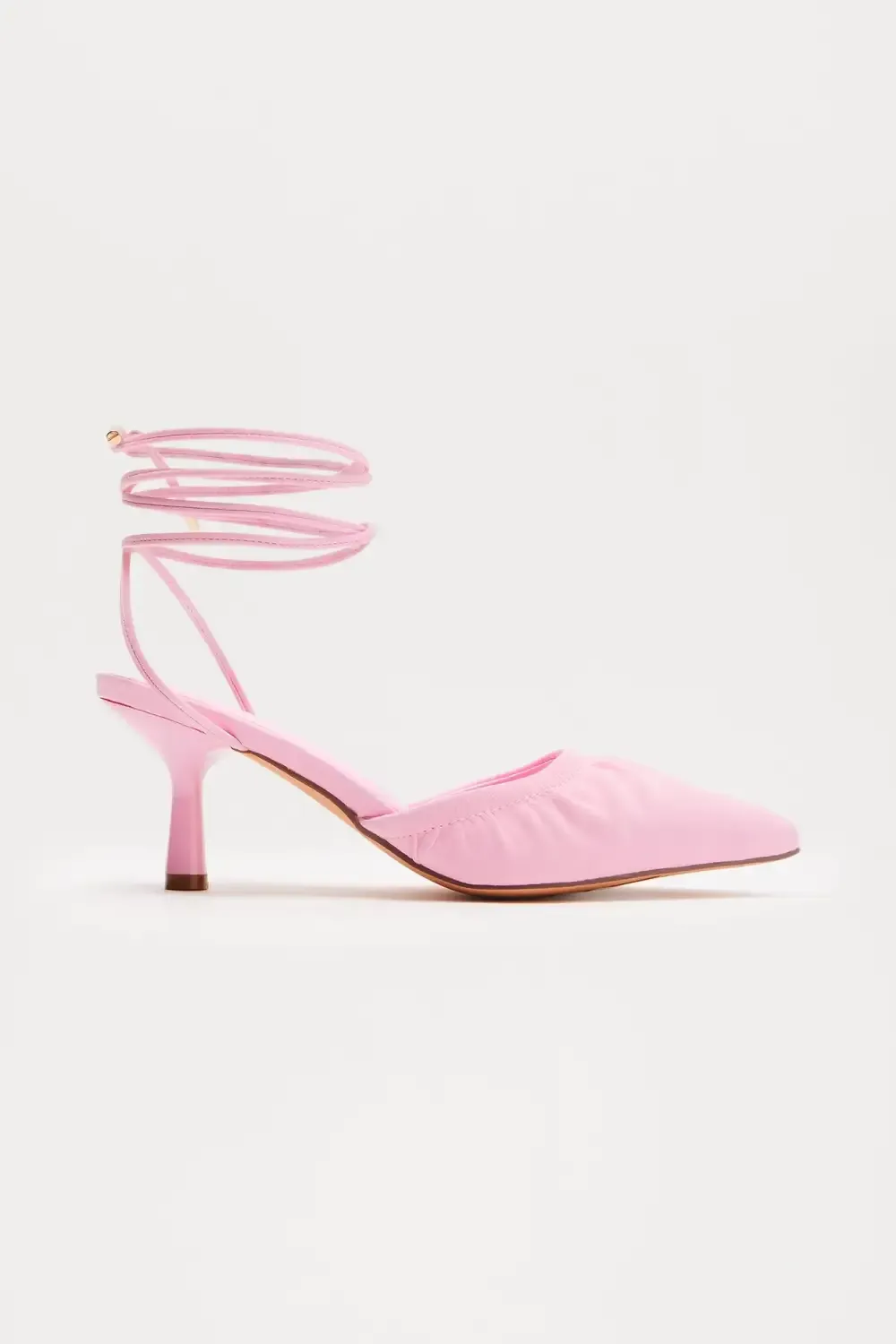 Hart Wrap Up Pumps - Pink