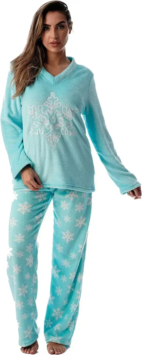 Plush Pajama Sets for Women