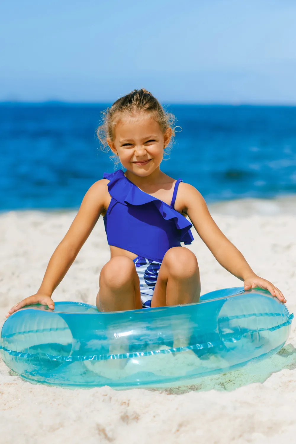 Sandcastle Dreams Tropical One-Piece Swimsuit