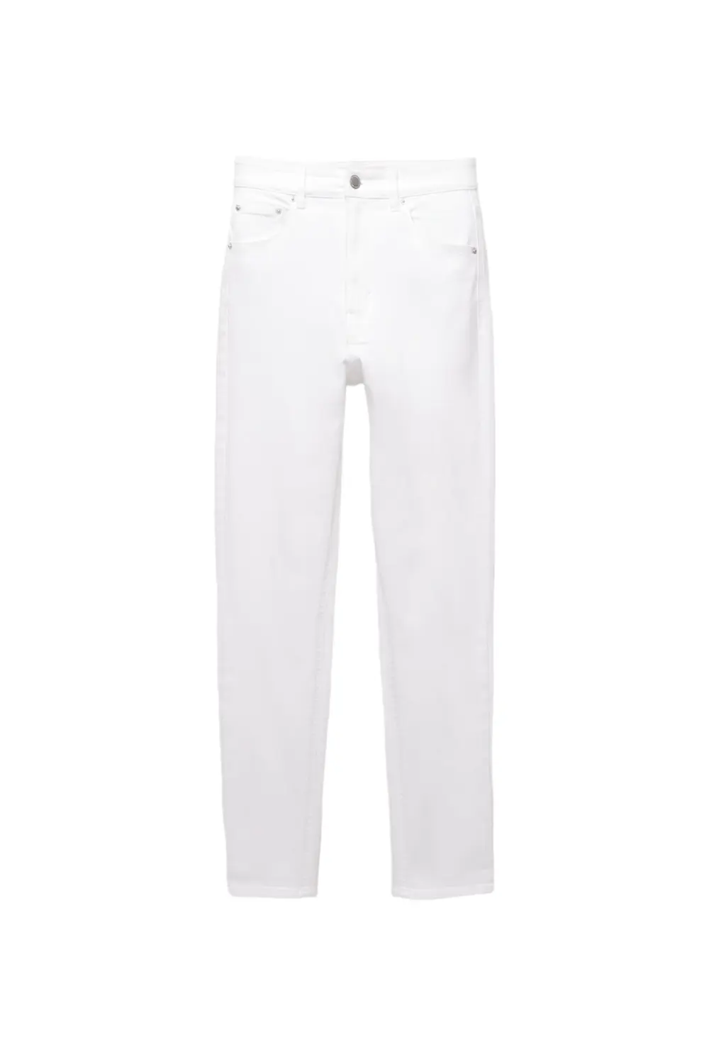 Jeans skinny tiro alto