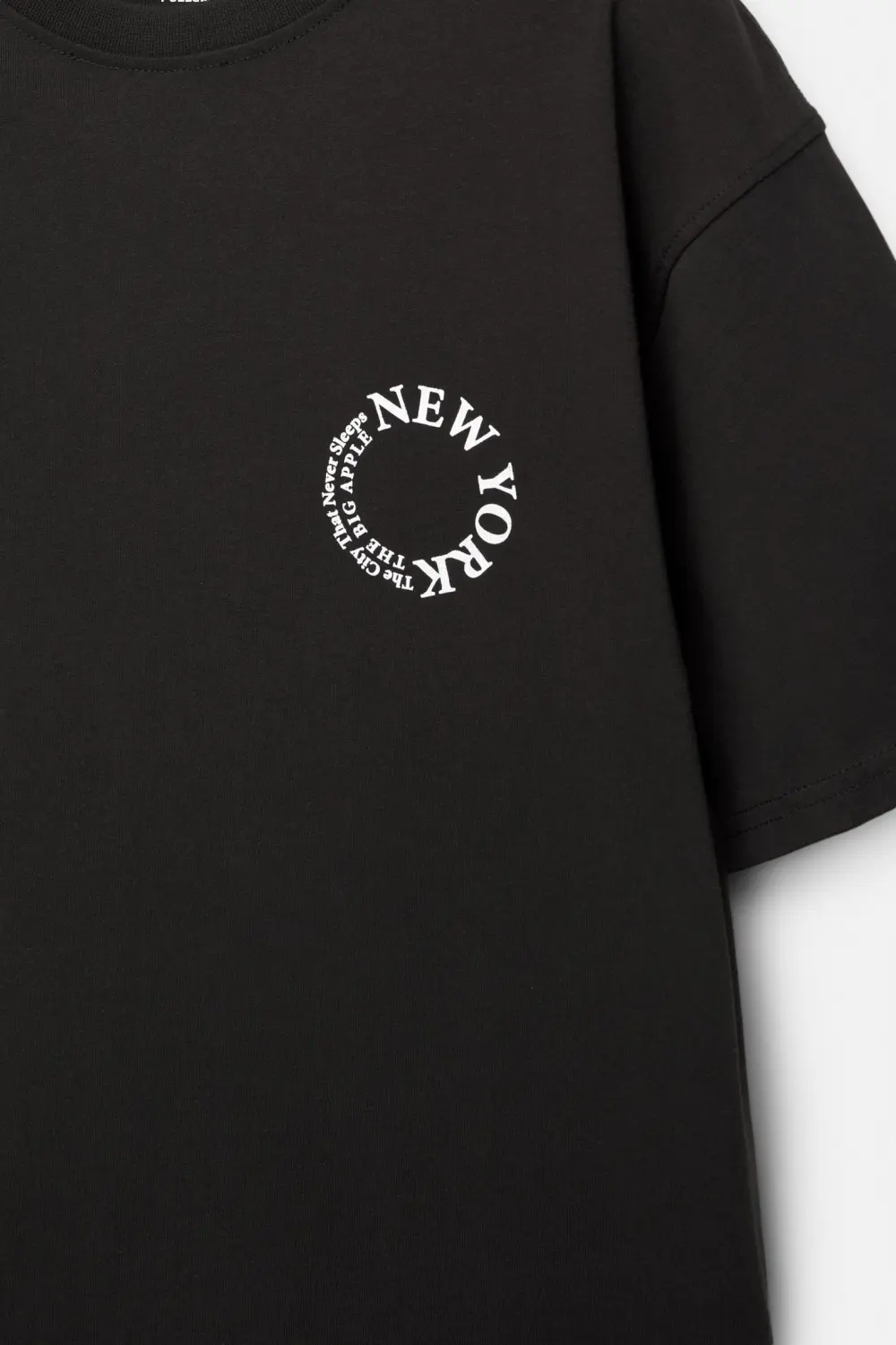 Black New York graphic T-shirt